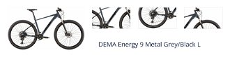 DEMA Energy 9 Shimao Deore M4120-SGS 2x10 Metal Grey/Black L 1