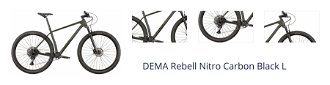 DEMA Rebell Nitro Shimao Deore RD-M5100-SGS 1x11 Carbon Black L 1