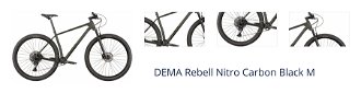 DEMA Rebell Nitro Shimao Deore RD-M5100-SGS 1x11 Carbon Black M 1