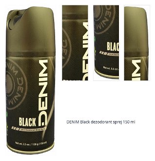 DENIM Black dezodorant sprej 150 ml 1
