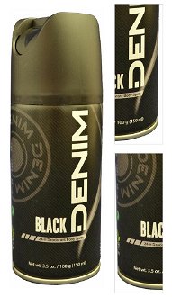 DENIM Black dezodorant sprej 150 ml 3