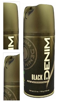 DENIM Black dezodorant sprej 150 ml 4