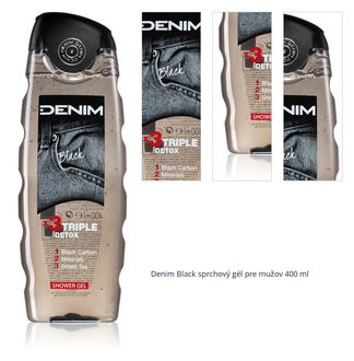 Denim Black sprchový gél pre mužov 400 ml 1