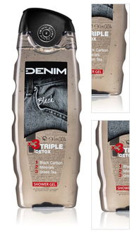 Denim Black sprchový gél pre mužov 400 ml 3