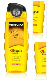 Denim Gold sprchový gél pre mužov 400 ml 3