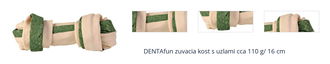 DENTAfun zuvacia kost s uzlami cca 110 g/ 16 cm 1