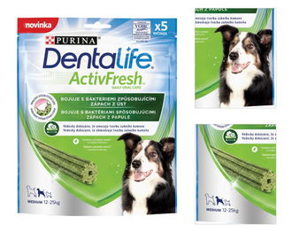 DentaLife pochúťka pre psov ActivFresh Medium 115 g 3