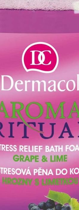 Dermacol Aroma Ritual pena do kúpeľa Hrozno s limetkou 2