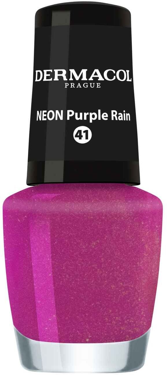 Dermacol Lak na nechty Neon Purple Rain č.41