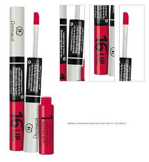 DERMACOL Lip Colour Dlhotrvajúca farba na pery a lesk 2 v 1 16 h Odtieň 32 1