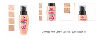 Dermacol Matt Control MakeUp 1 30ml (Odstín 1) 1