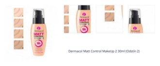 Dermacol Matt Control MakeUp 2 30ml (Odstín 2) 1