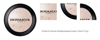 DERMACOL Mozaika Minerálny kompaktný púder Odtieň 01 8,5 g 1