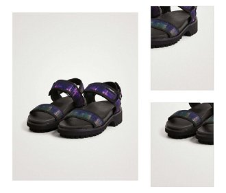 Desigual Track Sandal Sandále Čierna 3