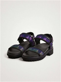 Desigual Track Sandal Sandále Čierna