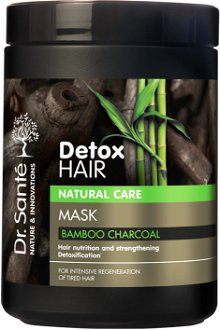 Detoxikačná maska na vlasy Dr. Santé Detox Hair - 1000 ml + darček zadarmo