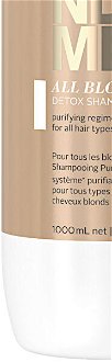Detoxikačný šampón pre blond vlasy Schwarzkopf Professional All Blondes Detox Shampoo - 1000 ml (2631995) + darček zadarmo 8