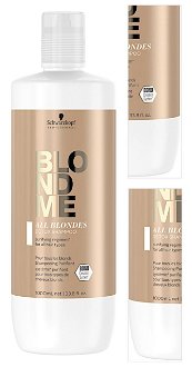 Detoxikačný šampón pre blond vlasy Schwarzkopf Professional All Blondes Detox Shampoo - 1000 ml (2631995) + DARČEK ZADARMO 3