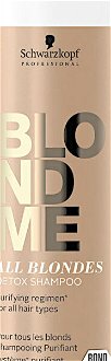 Detoxikačný šampón pre blond vlasy Schwarzkopf Professional All Blondes Detox Shampoo - 1000 ml (2631995) + darček zadarmo 5