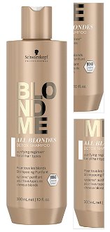 Detoxikačný šampón pre blond vlasy Schwarzkopf Professional All Blondes Detox Shampoo - 300 ml (2631944) + darček zadarmo 3