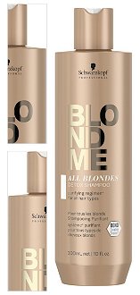 Detoxikačný šampón pre blond vlasy Schwarzkopf Professional All Blondes Detox Shampoo - 300 ml (2631944) + darček zadarmo 4