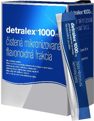 Detralex 1000 mg perorálna suspenzia vo vrecku 30 ks