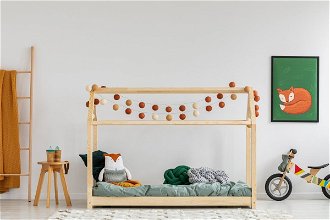 Detská posteľ Domček Clasic rozmer lôžka: 100 x 200 cm