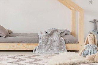 Detská posteľ domček Clasic s komínom rozmer lôžka: 100 x 200 cm 9