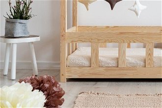 Detská posteľ Domček so zvislými zábranami Clasic rozmer lôžka: 100 x 180 cm 8