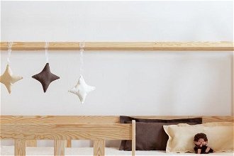 Detská posteľ Domček so zvislými zábranami Clasic rozmer lôžka: 100 x 180 cm 5