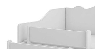 Detská posteľ s prístelkou a matracmi Elisa II 80x160 cm - biela / ružová 6