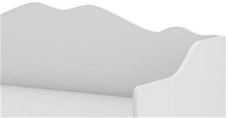 Detská posteľ s prístelkou a matracmi Elisa II 80x160 cm - biela / ružová 7