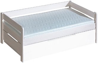 Detská posteľ z masívu 90x200cm tibor - antracit
