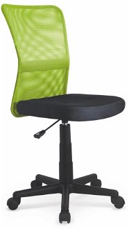 Detská stolička na kolieskach Dingo - zelená / čierna 2