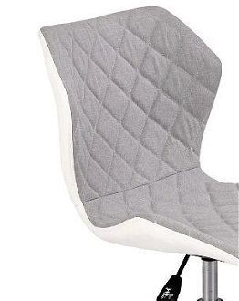 Detská stolička na kolieskach Matrix 3 - biela / sivá 6