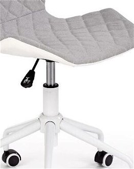 Detská stolička na kolieskach Matrix 3 - biela / sivá 5