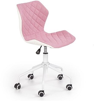 Detská stolička na kolieskach Matrix 3 - ružová 2