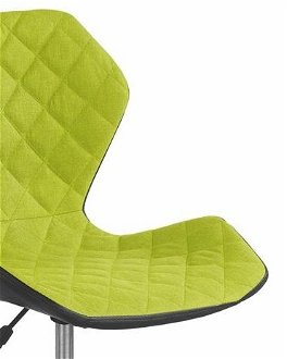 Detská stolička na kolieskach Matrix - zelená / čierna 7