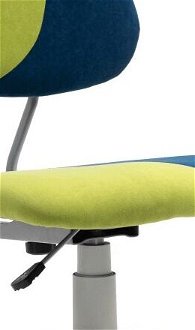 Detská stolička na kolieskach Raidon - zelená / modrá / sivá 5