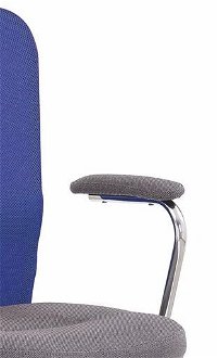 Detská stolička na kolieskach s podrúčkami Andy - modrá / sivá 7