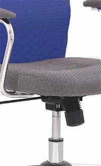 Detská stolička na kolieskach s podrúčkami Andy - modrá / sivá 5