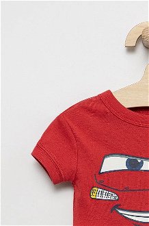Detské bavlnené pyžamo GAP červená farba, s potlačou 6