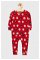 Detské bavlnené pyžamo GAP červená farba, vzorovaná