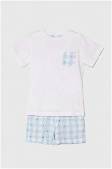 Detské bavlnené pyžamo zippy vzorovaná