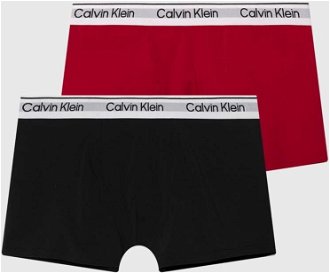 Detské boxerky Calvin Klein Underwear 2-pak červená farba