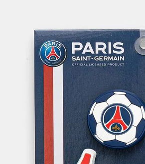 Detské odznaky na topánky Crocs Paris St Germain 5-pak tmavomodrá farba, 10012289 6