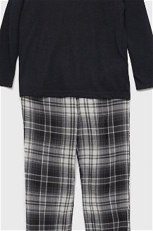 Detské pyžamo Abercrombie & Fitch čierna farba, jednofarebná 5