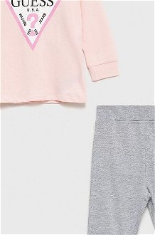Detské pyžamo Guess ružová farba, jednofarebná 5