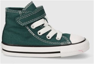 Detské tenisky Converse zelená farba