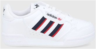Detské topánky adidas Originals S42611 biela farba
